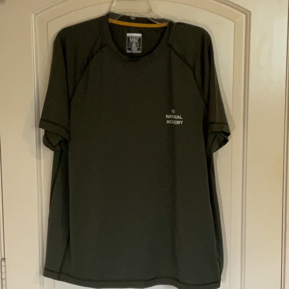 FBI National Academy 5.11 Tactical Performance T-shirt- Size Large